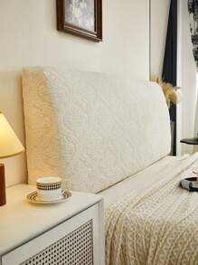 1 pieza Nueva Funda de cabecera de Jacquard, unicolor, alta elasticidad, evita daños de mascotas, suave y amigable con la piel, antideslizante y antipolvo conveniente, lavable a máquina, adecuado para todas las estaciones y ocasiones