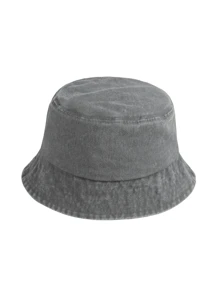 1pc Unisex Adjustable Vintage Bucket Hat, Versatile For Everyday, Travel, Outdoor, Casual, Cycling, Sightseeing, Suitable For Couple - Washed Bucket Hat - View 5
