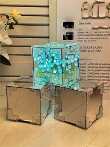 1 件 20 朵郁金香花，手工制作 DIY 创意迷你夜灯，3D 花卉氛围灯，优雅桌面装饰，贴心礼物，客厅家居装饰，婚礼装饰，情人节礼物 - 彩色 - 查看 8