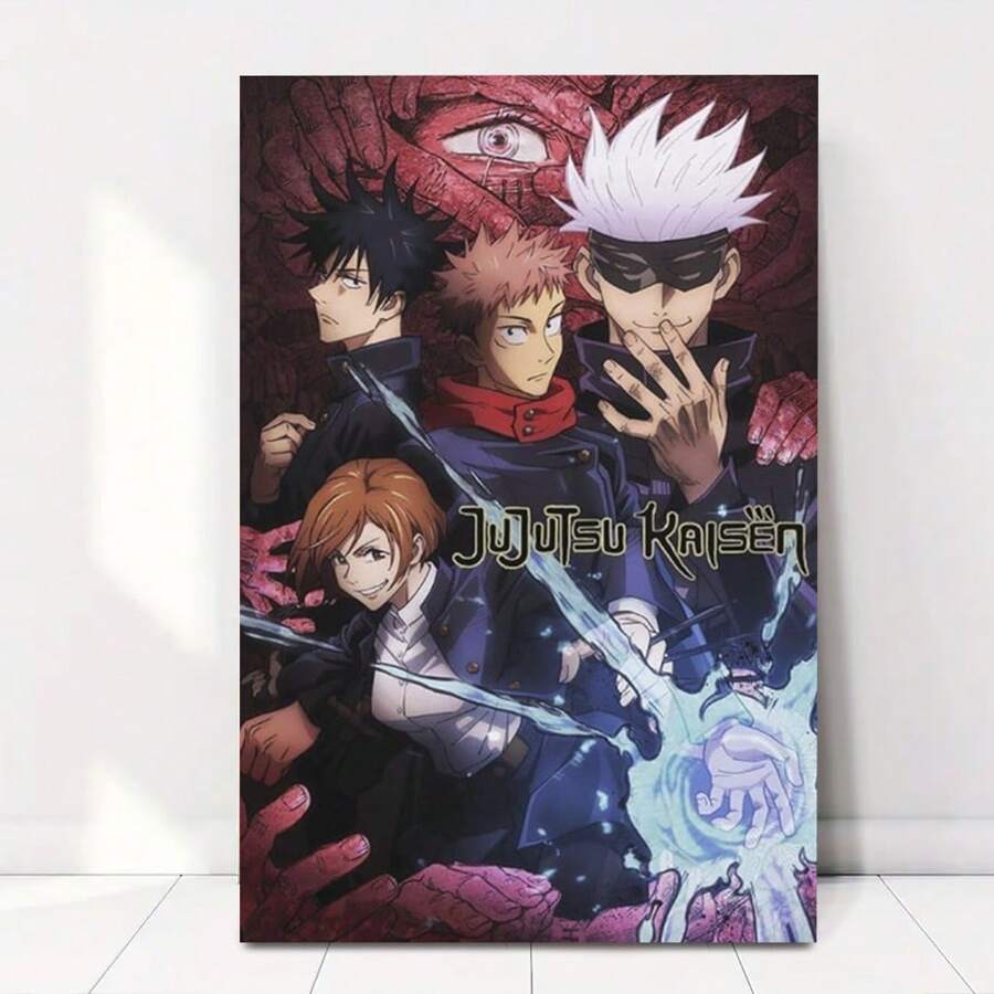 Framed THE EXCHANGE TRX Japanese Comics Anime Jjk Posters (1) Painting On Canvas Wall Art Poster Scroll Picture Print Living Room Walls Decor Home Posters - 框架 - 查看 1