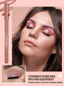 Misslyn 浓彩眼线笔，奶油色，眼影和眼线笔，可削尖眼线笔，超着色，可混合，无残忍，光滑，持久，高度着色，不晕染，顺滑柔软滑动，Y2K 化妆派对海滩旅行度假露营户外礼物玫瑰时尚女孩新年化妆品角色扮演最佳旅行节日色彩花式校园学校魅力氛围 Cny 中国新年，情人节礼物，素食，无残忍