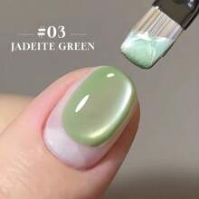 Esmalte de Unha Miss Comoy 15ml Efeito Olho de Gato com Bolhas do Oceano, Novo Lançamento Quente da Primavera e Verão de 2025, Verde Jade Duradouro, Rosa Água Dourada, Azul e Roxo, Pó Magnético de Miçangas Delicado com Ótima Aderência, Esmalte Gel Olho de Gato Comumente Usado em Salões de Beleza