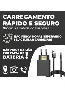Carregador Rápido Turbo 30 w Tipo C Usb Compatível A20 A21 A30 A50 A70 A80
