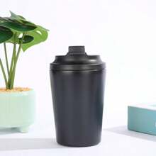 1 件 12 盎司/320 毫升不锈钢保温杯，便携式双层咖啡杯，带饮用盖 - 彩色 - 查看 8