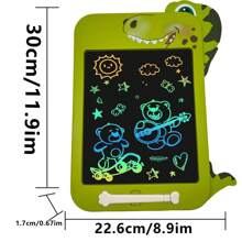 适合男孩女孩的液晶书写板，10.5 英寸绘图板，适合男孩女孩的圣诞生日礼物，涂鸦板可爱恐龙，适合男孩女孩的绘图板 4 5 6 7 8 9 10 11 12 岁 - 彩色 - 查看 11