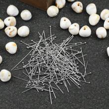 500pcs/Pack Stainless Steel Flat Head Pins, 20-50mm, For Bracelet, Necklace, Earrings Jewelry Making DIY Crafts - Stainless Steel Ball Needle - View 4