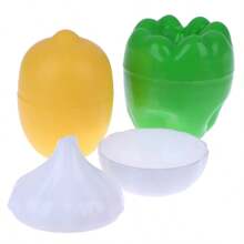 Caja de almacenamiento fresca para cocina, organizador creativo, recipientes para verduras, cebolla, ajo, tomates, limón, pimiento verde - Multicolor - Ver 4