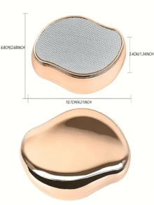 1 件纳米脱毛器，无痛女士水晶玻璃毛发研磨器，家用脱毛工具，剃毛脱毛工具