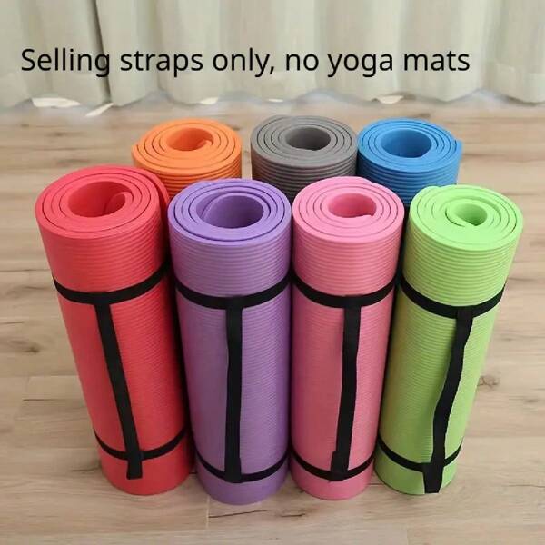 3-Piece Yoga Mat With Yoga Mat Back Strap Adjustable Yoga Mat Back Strap, Gray, Yoga Mat Storage, Convenient And Simple, Yoga Mat Accessories, Easy To Pack, Easy To Carry