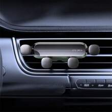 1个通用型车载出风口手机支架，可爱卡通风格ABS塑料支架，带稳定支架，适用于和安卓智能手机