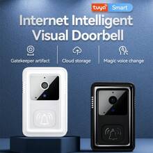 1pc Home Wireless Doorbell, Long Standby -38 Kinds Of Ringtones, With Tinkling USB Power Supply, Portable And Easy To Install, Family Safety.