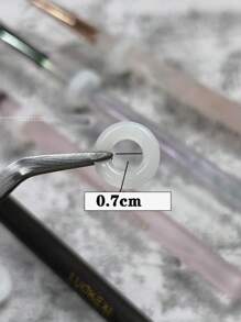 5 pièces support antidérapant pour pinceaux à ongles pouvant être placé à tout moment, en matériau silicone, bonne flexibilité, facile à utiliser, peut être assorti à tous les types de stylos, simple et pratique, anti-chute et anti-glissement, accessoires pour manucure adaptés à diverses scènes de nail art