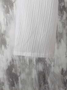 2 Pieces Tween Boy Loose Casual Jacquard Stripe Woven Shirt And Pants Pocket Set - White - View 7