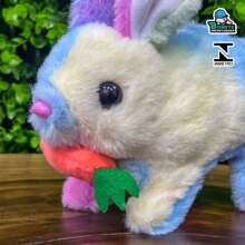 Interactive Tie-Dye Plush Rabbit With Light, Sound And Movement - Guaranteed Fun! - teñido anudado - Ver 4