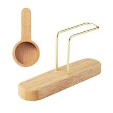 1pc/2pcs Vertical Wooden Coffee Filter Paper Holder Stand, Dust-Proof Storage Box For Home Use Back To School - Multicolor - View 9