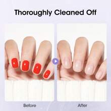 Gellen Removedor de Esmalte de Unhas Gellen, 180ml Removedor de Esmalte de Unhas Sem Acetona para Esmaltes de Secagem Rápida, Removedor de Esmalte de Unhas Delicado com Bomba, Removedor de Esmalte de Unhas Transparente Ultra-Potente, Jasmim, Leite, Aroma de Rosa