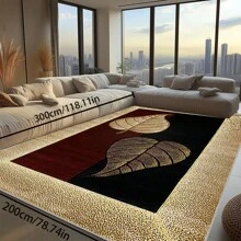 700g/Sq.M Crystal Velvet Rug With Non-Slip Backing, 5mm Thick, Bohemian Style Solid Color Rug, Soft And Washable For Indoor/Outdoor, Suitable For Living Room, Bedroom, Kitchen, Office, Home Decor Large Area Carpet Back To School