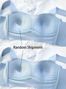 4pcs/Pack Seamless Soft Wireless Bras For Women, Comfortable Sleeping Bras Wireless, Fit AB Cup, Random Color