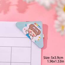 2 个卡通角形回形针，学生试卷、文件、备忘录文件夹可爱文具活页夹 - 彩色 - 查看 9