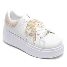 Women's Casual Sports Shoes, Minimalist And Fashionable, Suitable For Daily Wear - Beige - View 5