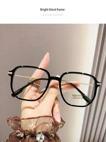 1 副女士复古大框时尚眼镜，适合日常装扮、派对装饰、电脑办公、游戏 - 彩色 - 查看 19