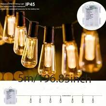 木瓜造型电池供电串灯，多模式复古吊灯，可调光，复活节和狂欢节礼物，适用于遮阳伞、花园、阳台、庭院、卧室、咖啡馆、酒店、家居、派对、生日装饰、商业照明（不含电池）