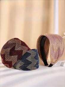 1PC Damskie siateczkowe wielokolorowe oddychające opaski do włosów Modne i eleganckie codzienne uniwersalne akcesoria do włosów, opaska do włosów, opaski na głowę z obręczą do włosów