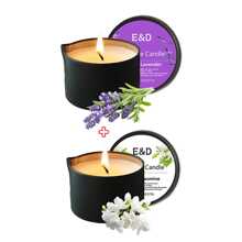 Evoduck Scented Candles, Iron Box Massage Essential Oil Candle, Geothermal Coconut Lotion Body Oil Candle, Suitable For Bedroom Bathroom, Long-Lasting Fragrance, With Essential Oil Fragrance, Perfect Gift For Family And Friends, Aromatherapy Candle Tin Can, Suitable For Travel Birthday , Valentine's Day Or Mother's Day, Aromatherapy Gift Box/2oz - 黑色 - 查看 27