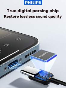 PHILIPS 飞利浦 TAE1120 Type-C 入耳式有线耳机，运动 HIFI 环绕立体声，音乐，游戏，高清麦克风，控制按钮，防缠结，舒适硅胶耳塞，商务有线耳机 - 彩色 - 查看 8