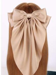 6 Pcs Silky Satin Bow Hair Accessories, Women's Large Hair Clips Girls Hair Accessories Hair Clips Bows Beautiful
