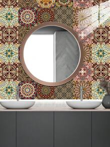 10 piezas de papel tapiz decorativo para el hogar, adhesivos de pared de mosaico creativos DIY autoadhesivos, antiadherentes y antiensuciamiento para cocina, baño, sala de estar, dormitorio y fondo de pared de TV para embellecer el espacio