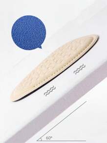 1 paar damesschoeninlegzolen, halve maat groter, anti-wrijving, antislip voor het vergroten van de schoenmaat
