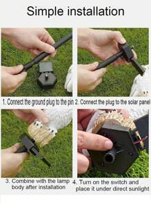 1 Solar LED Resin Owl Courtyard Decorative Light, Semi Embedded Floodlight With Light Sensor, Detachable Fixing Device, Solar Powered, Including Installation Hardware, 600mAh Nickel Battery - Decorative Lawn Light For Garden, Courtyard, Trail, Owl Solar Lights, Outdoor Garden Lighting For Pathway, Yard, Patio - Warm Light - View 11