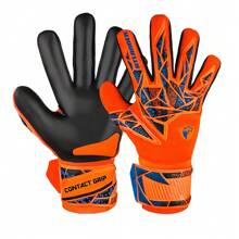 ATLANDER 1 Pair Latex Football Goalkeeper Gloves Adults Youth Thickened Football Comfortable Breathable Anti-Slip Wrist Strap Professional Protection Match Training Goalkeeper Soccer Outdoor Sports Men Women Goalkeeper Goalie Gloves - Orange - View 14