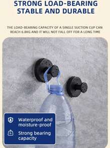 Stainless Steel Vacuum Suction Cup Hooks, Multifunctional Damage-Free Reusable Bathroom Hooks - Multicolor - View 5