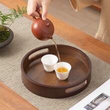 4 件/1 件竹制烘焙和糕点托盘、上菜托盘、储物托盘、甜点托盘