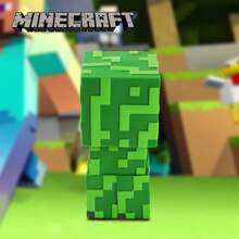 Minecraft 1 pieza Alcancía con diseño del personaje Creeper de Minecraft con licencia oficial, alcancía creativa a prueba de caídas, decoración creativa para sala de estar, dormitorio, Halloween, Navidad, Acción de Gracias, regalo sorpresa para familia y amigos