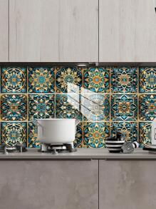 10 piezas de papel tapiz decorativo para el hogar, adhesivos de pared de mosaico creativos DIY autoadhesivos, antiadherentes y antiensuciamiento para cocina, baño, sala de estar, dormitorio y fondo de pared de TV para embellecer el espacio