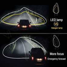 VCSZKXLY Para For Chevrolet Tahoe 2007-2014 6X LED Faros + Kit De Bombillas Antiniebla