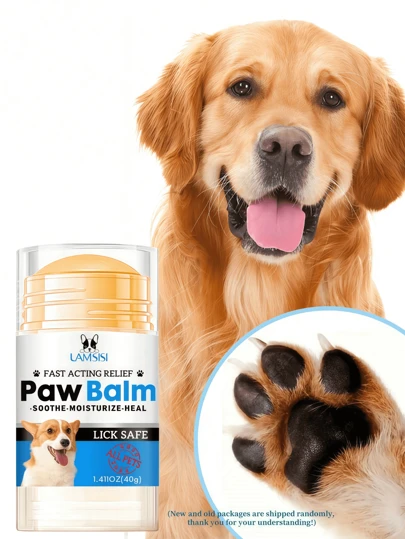 40g Cat & Dog Paw Stick, Torra & Spruckna Paws Care Fuktgivande sula Pet Paw Balm (varor nya och gamla stilar av förpackningar Slumpmässig leverans, tack för din förståelse!)