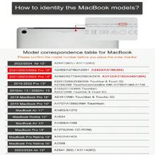 1pc Crystal Clear Protective Case Compatible With Apple Laptop Computers - Compatible With M1 Chip 13" A2337, M1 Chip 13" A2338, New M2 Chip A2681 A3113 A3240 A1466