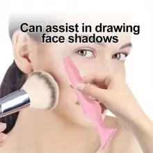 4 Pieces/Set Of Multi-Functional Eye Makeup Tools, Silicone Eyeliner Template, Mascara Mask Eyeshadow Applicator, Lipstick Applicator, Guide Wing Eyeliner Tool, Nose Cleaner, Blackhead Brush, Suitable For Beginners Silicone Eyeshadow Lipstick Positioning,Makeup,Cheap,Room Decor,Vanity,Travel,Bedroom,Makeup Accessories,Cheap,Stocking Stuffers,Makeup,Makeup Tools,Cheap Stuff,Gifts,Gifts For Women,Christmas Gifts - Dusty Pink - View 7