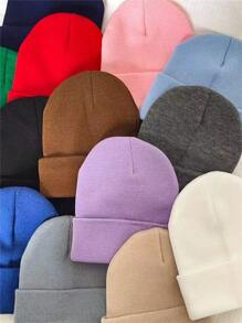MilyModa Winter Hat, Cold Cap, Without Embroidery For Adults, Beret Cap - 灰色 - 查看 2