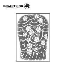 INKARTLINK 革命性技术纹身、半永久纹身、半袖纹身、樱花纹身、逼真纹身、浪漫纹身、临时纹身、防水纹身、真实纹身外观、小众设计纹身、水果纹身、植物纹身 - 黑色 - 查看 5