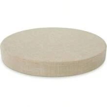 Round Chair Seat Cushion Pad 16 Inch For Circle Stool Chairs Non Slip Decorative Foam Cushion Pillow, 1 Piece, 16 X 16 Inches, White Beige - 米色 - 查看 1