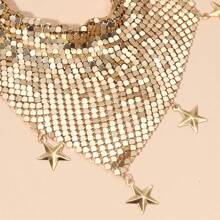 Collier mode, Ras-de-cou, Collier pendentif pentagramme et triangle