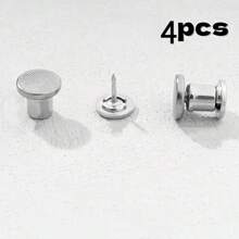 4pcs Non-Slip Metal Clips, Suitable For Pants Hem And Bucket Hat - Easy Install, Secure Fit, Multiple Colors, Pants Leg Bottom Clips Summer Cooling,Beach,Travel