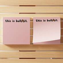 1Pack 50 Sheet Office Notebook Paper Memos With Humorous Phrases For Workplace Laughter And Unique Office Supplies - one-size - View 4