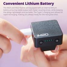Godox Godox IM20 IM22 IFlash Mini Manueller Kamerablitz für verschiedene Kameramodelle, 5 Leistungsstufen, Universal Blitzschuhhalterung