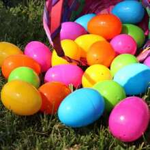 24pcs Minimalist & Practical Multi-Functional Easter Decorative Eggs - Multicolor - View 4